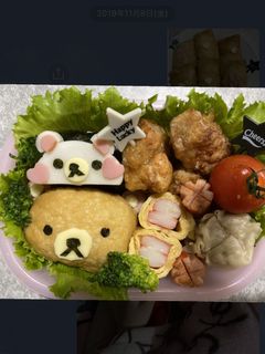 リラクマキャラ弁。-レシピのメイン写真