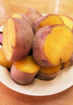 ホクホク♪炊飯器で蒸し芋-レシピのメイン写真