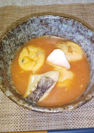 がんもどきと白身魚のトマトスープ煮込み-レシピのメイン写真