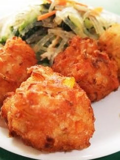 給食★ツナの落とし揚げ-レシピのメイン写真