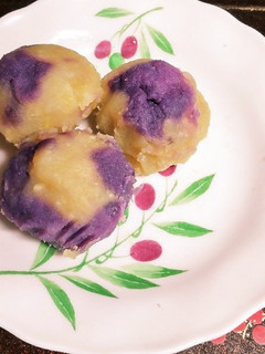 2色のさつまいものお饅頭-レシピのメイン写真