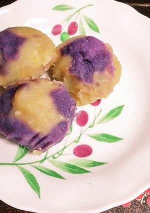 2色のさつまいものお饅頭-レシピのメイン写真