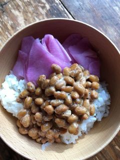納豆と紫大根のご飯-レシピのメイン写真