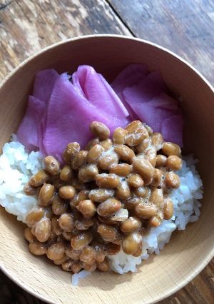 納豆と紫大根のご飯-レシピのメイン写真