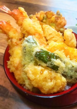 コツさえつかめば簡単 大海老天丼-レシピのメイン写真