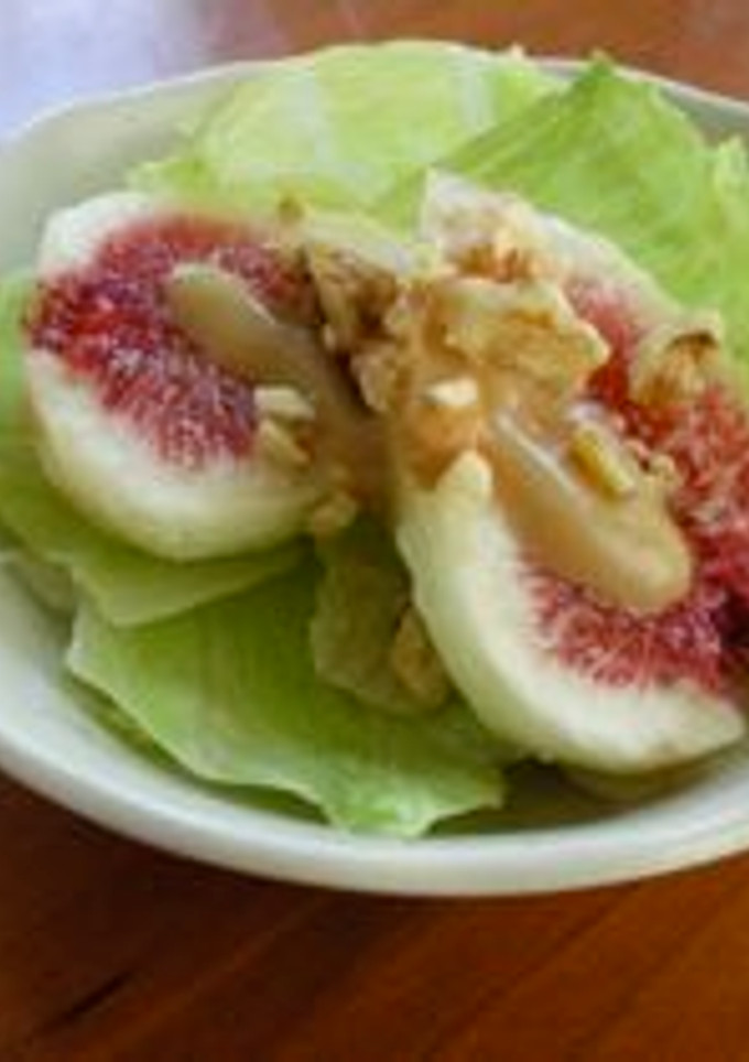 無花果の胡麻ソースかけ-レシピのメイン写真
