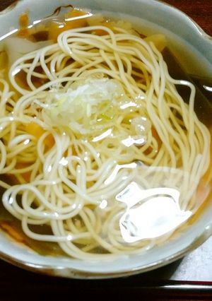 【使いきり】野菜と食べるそうめん汁-レシピのメイン写真