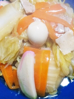 我が家の【節約】あんかけ焼きそば-レシピのメイン写真