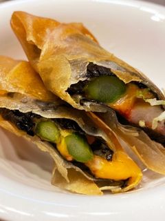 カニカマとアスパラの春巻き-レシピのメイン写真