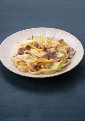 焼きうどん【レンジで3分40秒】-レシピのメイン写真