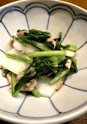 かぶとツナのシンプル炒め-レシピのメイン写真