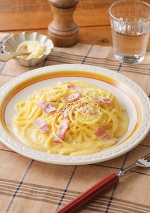 生クリームいらずの濃厚カルボナーラ-レシピのメイン写真