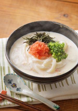 やみつき！明太クリームうどん-レシピのメイン写真