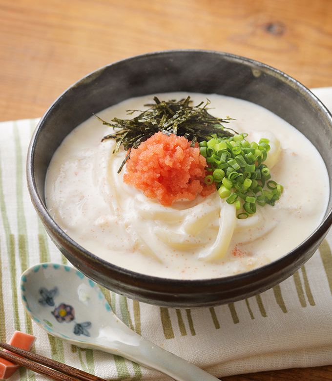 やみつき！明太クリームうどん-レシピのメイン写真