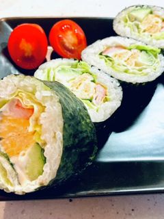 恵方巻きにも♡レタス巻き♡(サラダ巻き)-レシピのメイン写真