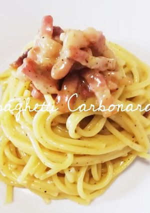 イタリア人シェフ直伝☆美味カルボナーラ-レシピのメイン写真