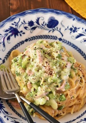 ブロッコリーソースの豆ヌードル-レシピのメイン写真