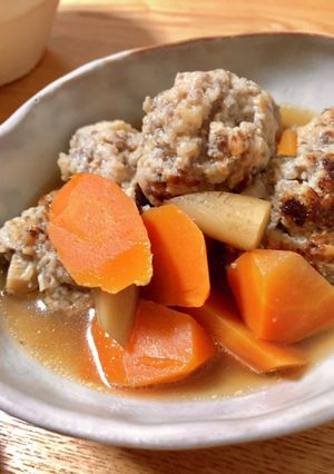 ２品同時に！肉団子の煮物&ミートボール-レシピのメイン写真