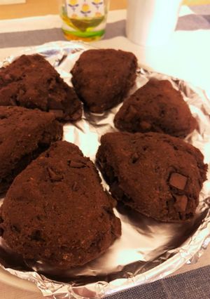 夜中に作れるチョコスコーン-レシピのメイン写真