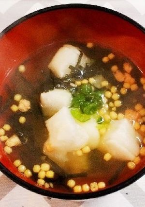 ☆ご飯が無い時＝お餅でお茶漬け-レシピのメイン写真