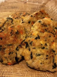 離乳食 豆腐とひじきのハンバーグ-レシピのメイン写真