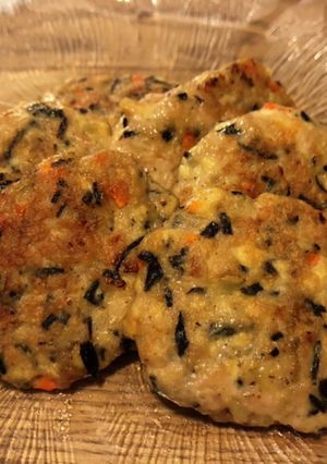 離乳食 豆腐とひじきのハンバーグ-レシピのメイン写真