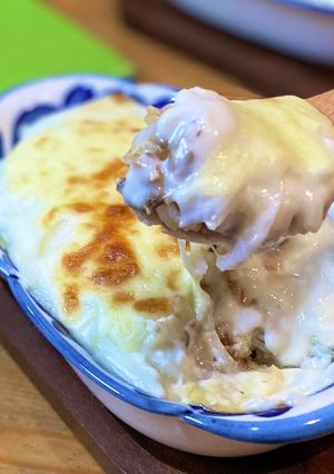 米粉ホワイトソース＆鯖味噌ドリア-レシピのメイン写真