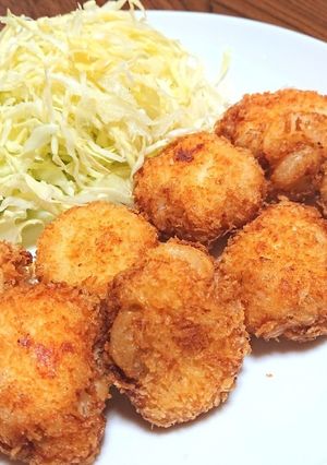簡単♡時短♡はんぺんでチーズin海老カツ-レシピのメイン写真