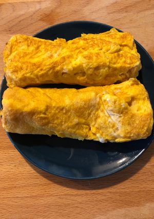 忙しい朝のお弁当の卵焼き-レシピのメイン写真