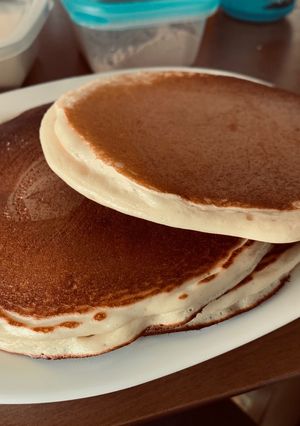 プロテインパンケーキ-レシピのメイン写真