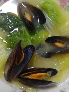 レクチンフリームール貝と白菜のスープ-レシピのメイン写真