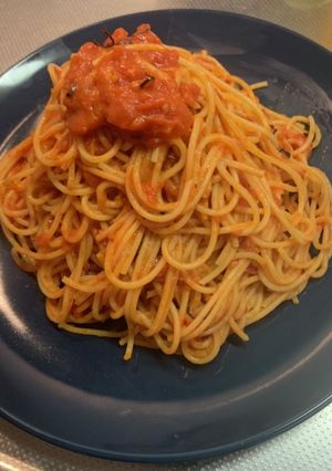 安い、美味い、トマトパスタ-レシピのメイン写真
