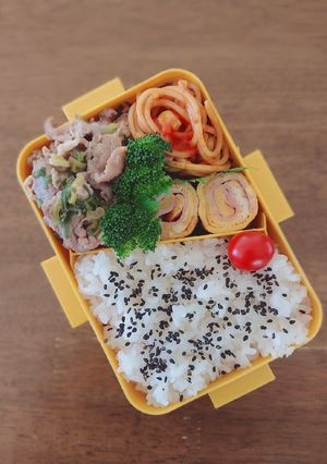 豚肉のネギ塩焼き弁当♪-レシピのメイン写真