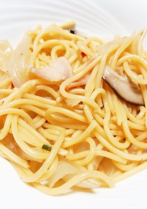 松茸の味お吸物を使った和風パスタ-レシピのメイン写真