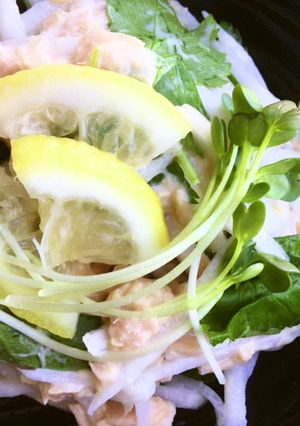 黒酢生姜&塩レモンと鯖缶の減量大根サラダ-レシピのメイン写真