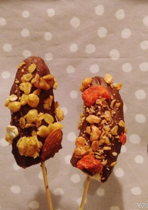 グラノーラで超簡単！チョコバナナ-レシピのメイン写真
