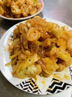 鶏モモとカリフラワーのケチャップ炒め-レシピのメイン写真