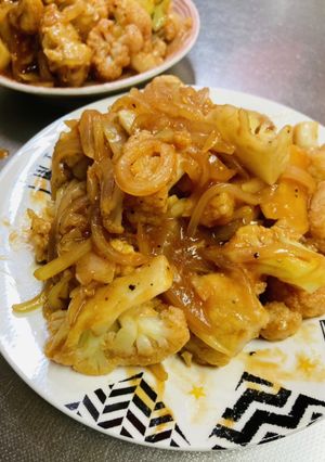 鶏モモとカリフラワーのケチャップ炒め-レシピのメイン写真