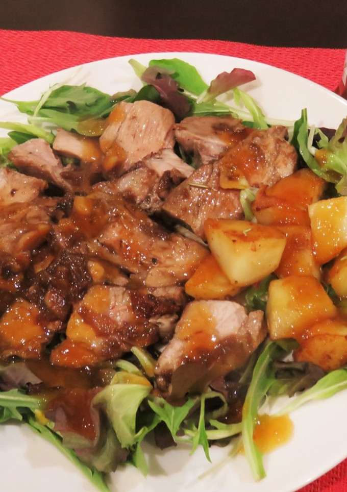 豚塊肉の柔らかソテーおろしゆず風味-レシピのメイン写真