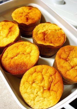 さつまいもシフォン風ケーキ-レシピのメイン写真