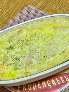 クリーム煮の残りと魚肉ソーセージでドリア-レシピのメイン写真