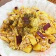 バター風味・サツマイモ入り炒飯