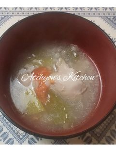 簡単!手羽元ともち麦で参鶏湯風-レシピのメイン写真