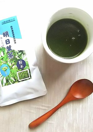 のどに優しい、はちみつ明日葉ドリンク-レシピのメイン写真