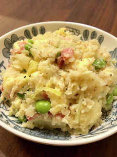 ベーコンと枝豆チーズのポテトサラダ-レシピのメイン写真