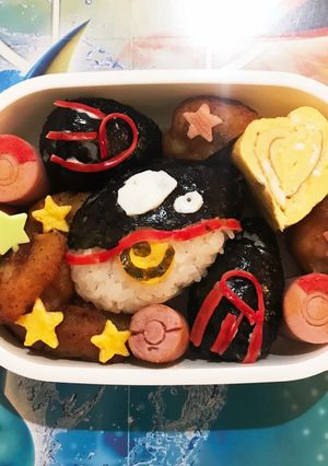 ポケモン　キャラ弁　カイオーガ　-レシピのメイン写真
