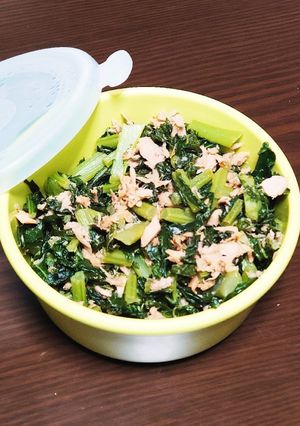 大根の葉っぱとツナ缶炒め和え-レシピのメイン写真