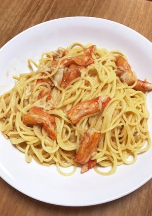 カニカマのマヨ味噌パスタ-レシピのメイン写真