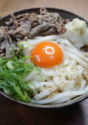 肉ぶっかけうどん-レシピのメイン写真