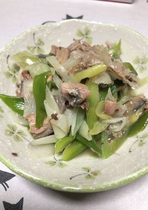 さば缶とネギだけ！ずぼらおつまみ-レシピのメイン写真